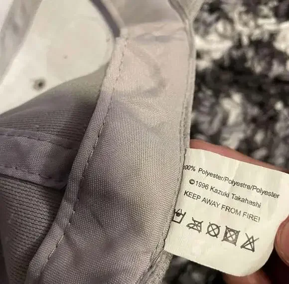 Vintage 1996 Yu-Gi-Oh! King of Games Yugi & Kaiba Embroidered Grey Baseball Hat - Picture 4 of 4